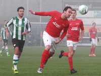 008 2016 SC Genemuiden Excelsior'31  26-11-2016: Voetbal: SC Genemuiden v Excelsior 31: Genemuiden / Danny menting (l) of Genemuiden, Melvin velthuis (r) of Excelsior '31 Rijssen : SC Genemuiden, Excelsior '31, Rijssen, Danny menting, Melvin Velthuis